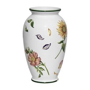 Tiffany & Co. 'Tiffany Petals' Ceramic Vase 1998 Made in Portugal